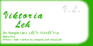 viktoria leh business card